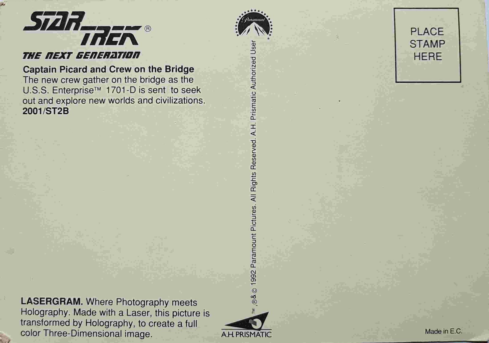 Back cover of PC-ST-TNG